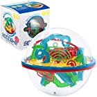 moleon 迷路 ボール [ 3D ブレインメイズボール ] 立体迷路 3d メイズボール ( 知能ゲーム / 立体パズル ) 教育玩具 ギフト [100ギミック] おもちゃ