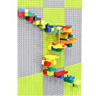MRG ブロック 壁用 72P 立体 ボールコース LEGO レゴデュプロと互換 対応 ボール コース おもちゃ 知育 玩具 追加 ブロックプレイ (ブロック)