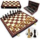 チェス 木製 チェスセット チェス盤 ちぇす チェスボード chess set 390×390mm 折りたたみ 本格 高級 マスターチェス　国際チェス