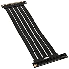 Thermal Grizzly PCIe 4.0 ライザーケーブル 長さ30cm フレキシブルライザーケーブル PCI-e 4.0 x16 拡張カードを簡単に挿入 フルスピード 16x PCIeライザーエクステンダー コンピュータグラフィックスカ
