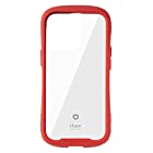 iFace Reflection iPhone 13 Pro ケース クリア 強化ガラス iPhone 2021 6.1inch Pro [レッド]