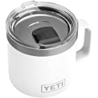 YETI(イエティ) 各色、豊富なカラー ランブラー 10oz(296ml)保温保冷 マグカップ ふた付(マグネット、スライド式) (ホワイト) [並行輸入品]