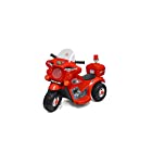 VERSOS 乗用玩具 電動バイク 乗り物 白バイ 子供用 ポリスバイク レッド VS-T015RD