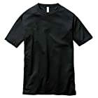 BURTLE バートル ショートスリーブTシャツ(ユニセックス) 春夏用 ブラック 157 35 XL