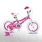 STITCH 子供用自転車 3、4、5、6、7歳 補助輪付き ペタル 男の子 女の子 16インチ 幼児用自転車 お誕生日プレゼント 可愛い かわいい自転車 おしゃれ ガール 北欧 ピンク