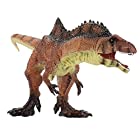 SanDoll 恐竜 フィギュア リアル 模型 ジュラ紀 30・級 爬虫類 迫力 肉食 子供玩具 プレゼント ディスプレイ 返品安心保障付き (スピノサウルス「褐色」)