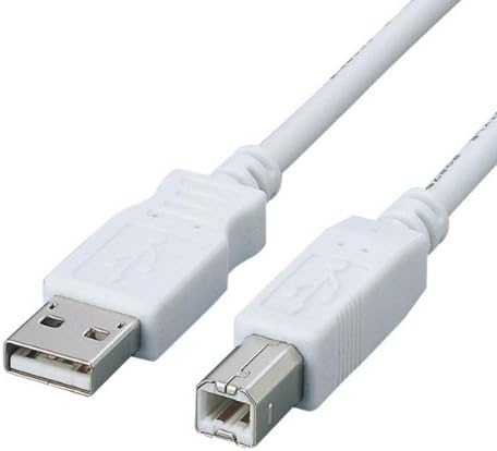 エレコム USBケーブル (B) USB2.0 (USB A オス to USB B オス) フェライトコア内蔵 1.5m USB2-FS15
