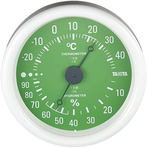 タニタ 温湿度計 温度 湿度 アナログ グリーン TT-515 GR