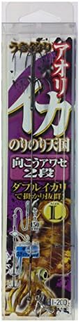 ささめ針(SASAME) I-2 イカのりのり天国 向こうアワセ仕掛 黒 堤防仕掛 アオリイカ