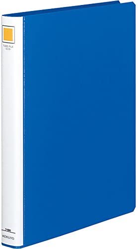 コクヨ パイプ式ファイル A4 2穴 200枚収容 青 フ-E620B