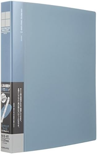 コクヨ ファイル ロックリングファイル A4 縦 青 フ-TLF434B