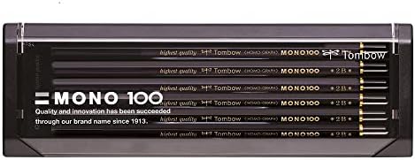 トンボ鉛筆 鉛筆 MONO モノ100 2B 1ダース MONO-1002B