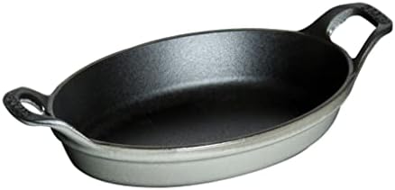 ストウブ(Staub) 「 ミニ オーバル ディッシュ グレー 15cm 」 グラタン皿 IH対応 Dish 40509-545