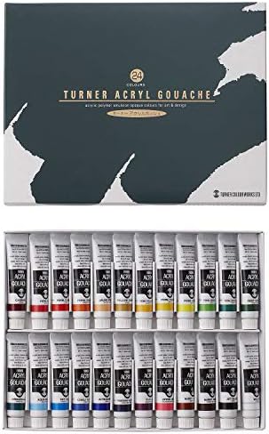 ターナー色彩(Turner Color) アクリルガッシュ 24色スクールセット AG24C 11ml