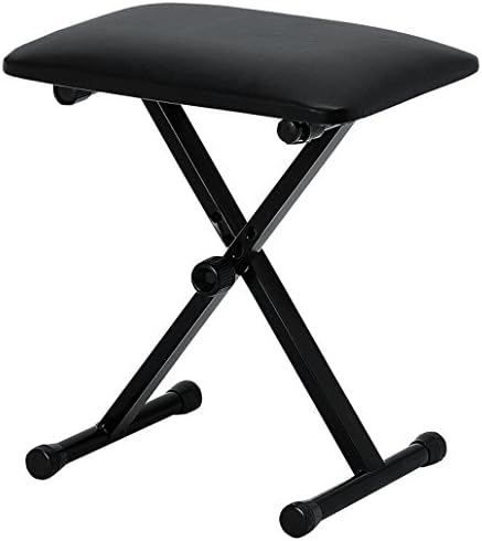 KC キーボードスローン (ピアノ椅子) ブラック KB-4400/BK