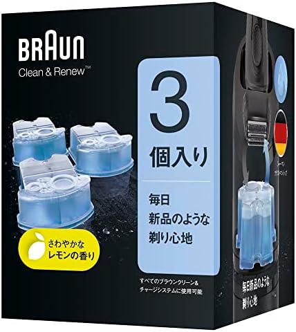 ブラウン(Braun) (99.9%除菌)ブラウン アルコール洗浄液 (3個入) メンズシェーバー用 CCR3 CR