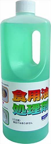 (業務用 大容量) 天ぷら油処理剤 油コックさん 食用油処理剤 1L (油処理量 約30L分)