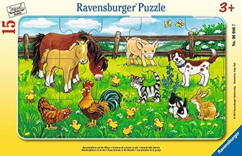 Ravensburger ラベンスバーガー 農場の動物たち(15ピース)