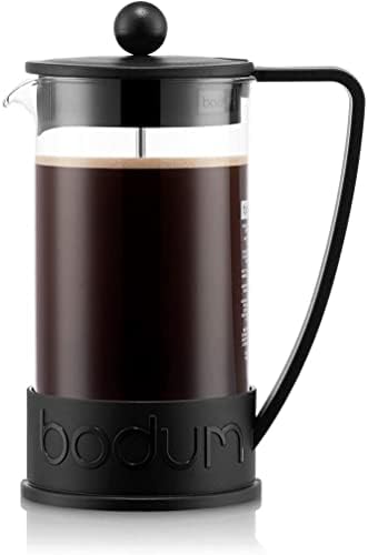 BODUM ボダム コーヒーメーカー コーヒープレス BRAZIL ブラジル フレンチプレス コーヒーメーカー 350ml ブラック ステンレスフィルター ガラスビーカー 浸漬式 コーヒー 10948-01J