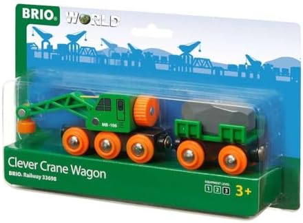 BRIO 緑のクレーンワゴン 33698