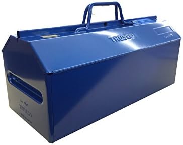 TRUSCO(トラスコ) 山型ツールボックス ブルー W461×D201×H260 両開きタイプ L450B