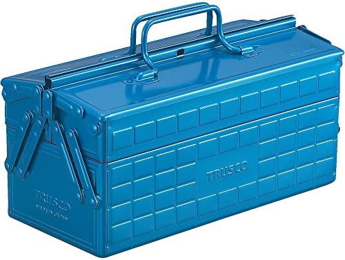 TRUSCO(トラスコ) 2段工具箱 350X160X215 ブルー ST-350-B