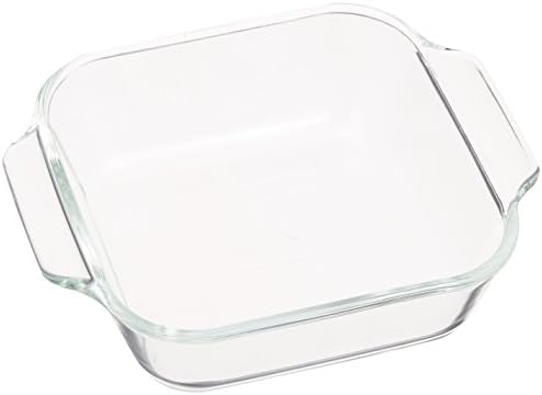iwaki(イワキ) 耐熱ガラス オーブントースター皿 ベーシックシリーズ ハーフ 144×120×39mm 340ml KBC3840