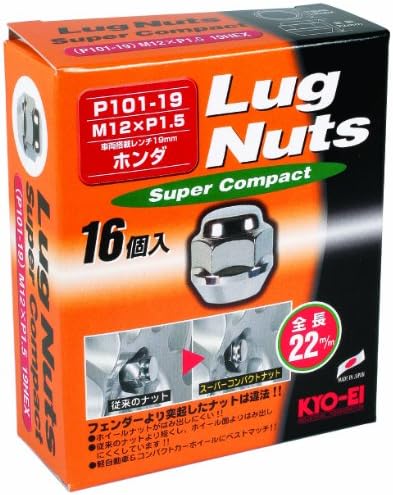 KYO-EI ( 協永産業 ) ラグナットスーパーコンパクト ( 個数:16個入 ) ( 袋タイプ 19HEX ) M12 x P1.5 P101-19-16P