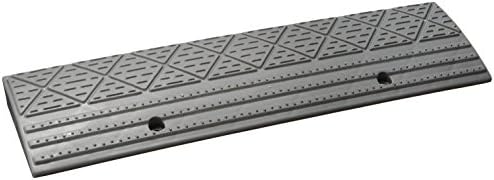 アイリスオーヤマ 段差 スロープ プレート 高さ 調整可能 幅 60cm段差 4~6cm NDP-60AE ゴム製 グレー