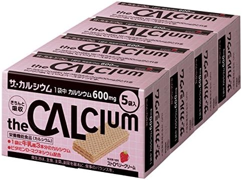 大塚製薬 ザ・カルシウム ストロベリークリーム (11.2g×5袋)×4箱