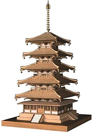 ウッディジョー 1/150 法隆寺 五重の塔 木製模型 組立キット