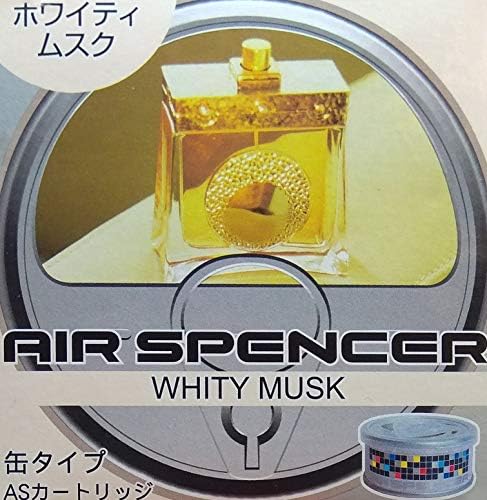 エアースペンサー(Air Spencer)栄光社 車用 芳香消臭剤 エアースペンサー カートリッジ 置き型 詰め替え用 ホワイティムスク 40g A43