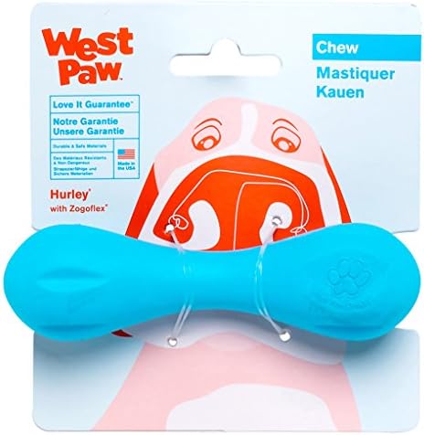 West Paw ゾゴフレックス ハーリー 犬 おもちゃ ペット用品 丈夫 犬用品 水に浮く 犬 おもちゃ 噛む ストレス解消 運動不足 家の破壊防止対策 いぬおもちゃ ブルー XS サイズ