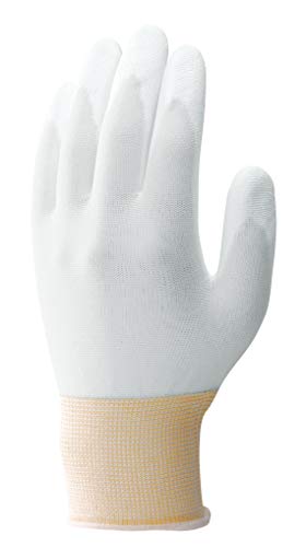 ショーワグローブ (10双パック・低発塵)簡易包装パームフィット手袋10双入 ホワイト Lサイズ