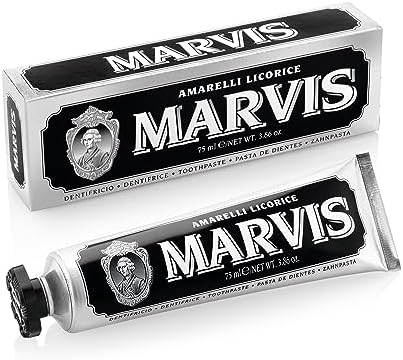 MARVIS(マービス) リコラス・ミント 歯磨き粉 ほのかな苦みと甘みが特徴のリコラス・ミント味 オーラルケア イタリア製 75ml