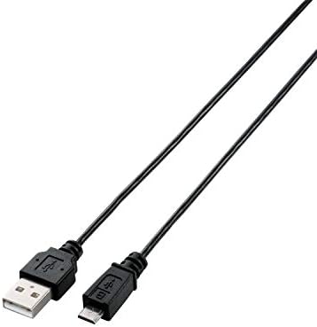 エレコム USBケーブル (microB) USB2.0 (USB A オス to microB オス) PlayStation4対応 スリム 1.5m ブラック U2C-AMBX15BK