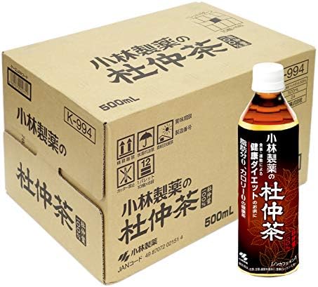 (ケース販売) 小林製薬の杜仲茶 (ペットボトル) 500mL×24本