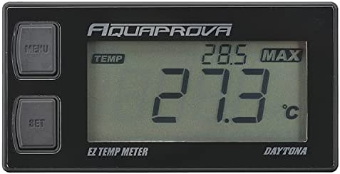 デイトナ(Daytona) AQUAPROVA (アクアプローバ) バイク用 油温/水温計 デジタル 防水 電池駆動 EZシリーズ テンプメーター 72812