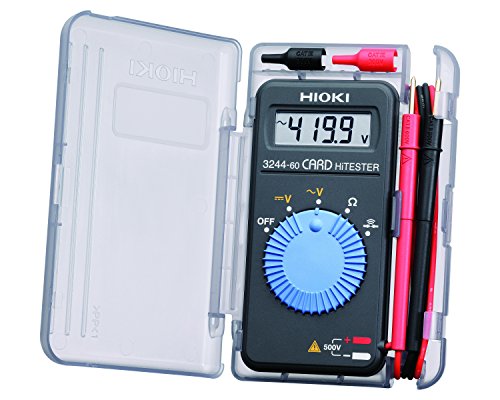HIOKI 日置電機 3244-65 ( テスター デジタルマルチメーター DMM ) カードハイテスタ 日本製 電圧 抵抗 導通 電気 測定 小型 ブリスターパック梱包