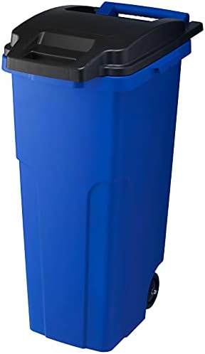 リス 大型 ゴミ箱 キャスターペール ブルー 70L 2輪 排水栓付き 日本製 70C2
