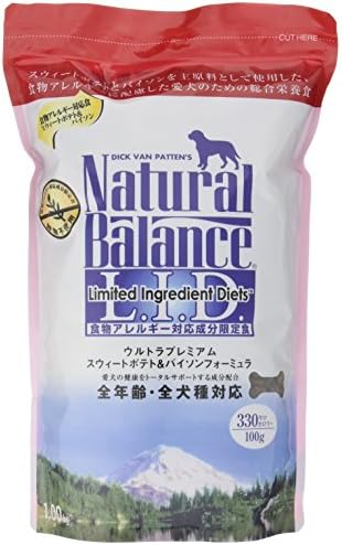 ナチュラルバランス スウィートポテト&バイソン (全犬種/全年齢対応) 1kg