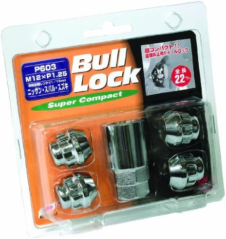 KYO-EI ( 協永産業 ) Bull Lock Super Compact ブルロックスーパーコンパクト ( 袋タイプ 21HEX ) M12 x P1.25 ( 個数：4P ) ( 品番 ) P603