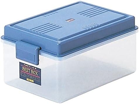 サンコープラスチック 収納ケース ベストボックス 幅16.7×奥24.7×高11.8cm ブルー