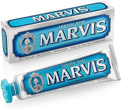 MARVIS(マービス) アクアティック・ミント 歯磨き粉 フレッシュなクールミント味 オーラルケア イタリア製 75ml