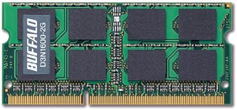 BUFFALO PC3-12800 204Pin DDR3 SDRAM S.O.DIMM 2GB D3N1600-2G