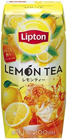 リプトン レモンティー 200ml (紅茶飲料 紙パック ドリンク 飲み物 常温保存)×24本
