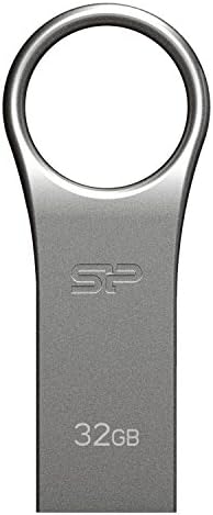 シリコンパワー USBメモリ 32GB USB2.0 防水 防塵 耐衝撃 亜鉛 合金デザイン Firma F80 SP032GBUF2F80V1S