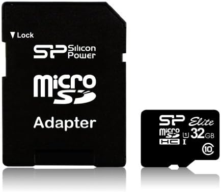 シリコンパワー microSD カード 32GB class10 UHS-1対応 最大読込85MB/s アダプタ付 ブラック SP032GBSTHBU1V10SP