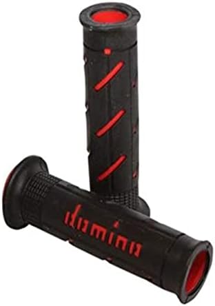 domino(ドミノ) ハンドルバーグリップ ストリートタイプ 126mm サーモプラスチックゴム ブラックXレッド A25041C4240