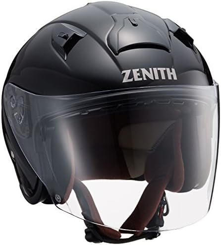 ヤマハ(Yamaha)バイクヘルメット ジェット YJ-14 ZENITH サンバイザーモデル 90791-2280L メタルブラック L (頭囲 58cm~59cm)